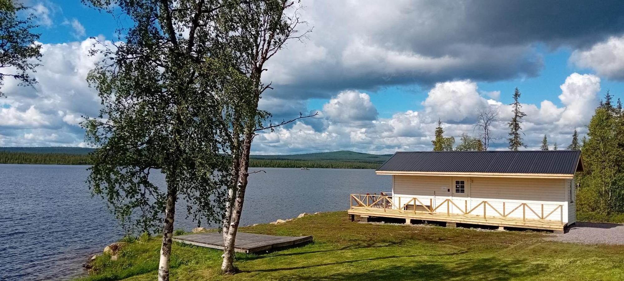 Lakeside Aurora Cabins Кіруна Екстер'єр фото